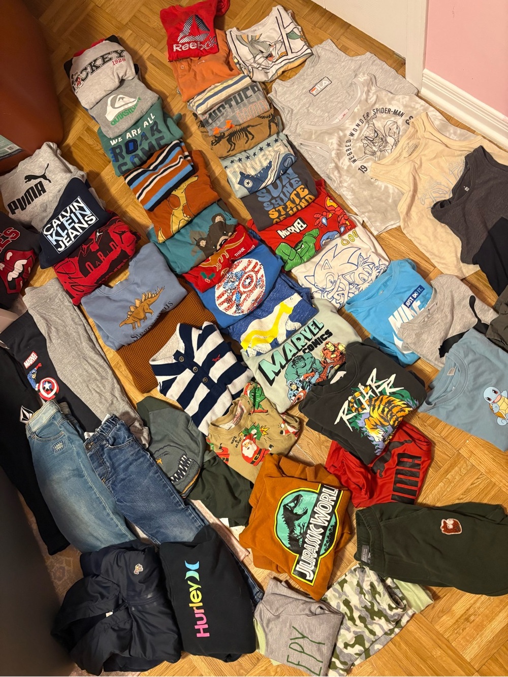 Bundles of 49x clothes brand mix H&M, Zara, souris mini 4 years